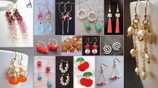 Trendy and Stylish!!.. 15 Home-Made Design of DIY Earrings for Fancy Girls || Daily Were