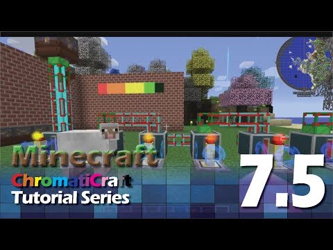 ChromatiCraft Tutorial v17 - Lumen Lamp RF Indicator Build