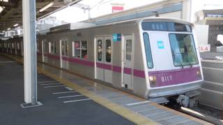preview picture of video '東京メトロ8000系 溝の口駅発車 Tokyo Metro 8000 series EMU'