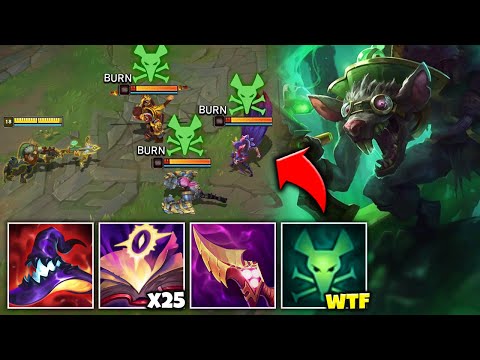 Twitch but my passive burns you for 1000 True Damage (You Die From Half HP)