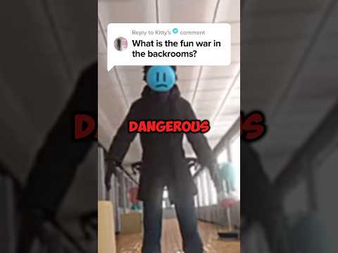 ⚠️THE FUN WAR - BACKROOMS FOUND FOOTAGE⚠️ #backrooms #shorts