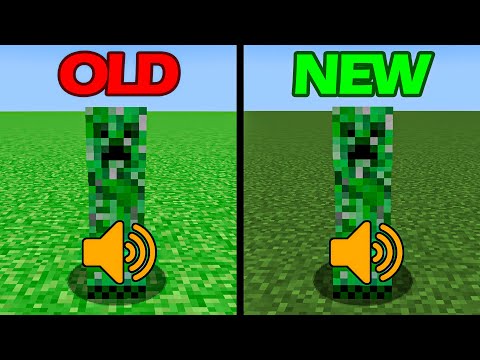 old vs new sound minecraft
