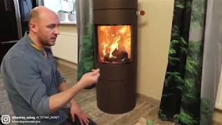 Печь-камин Rais Viva 120 Moca — современное решение для дома. Печь вместо камина с топкой