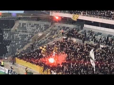 Djurgården ultras vs AIK ultras - PYRO & BANGER TENNIS in the STOCKHOLM DERBY