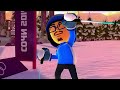 Mario Sonic At The Sochi 2014 Olympic Winter Games Biathlon Mii Gameplay