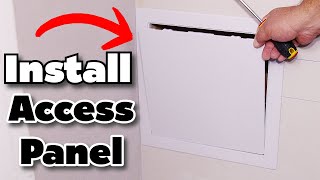 How To Install Drywall Access Panel Easy Simple