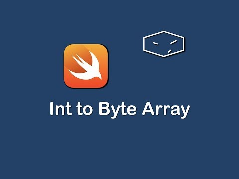 int to byte array in swift 3