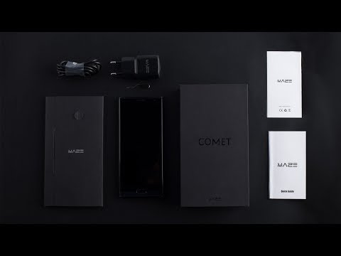 Maze Comet Unboxing - Durable Smartphone with Calfskin Leather Back