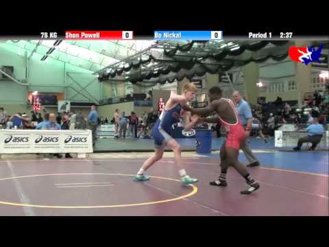 Shon Powell vs. Bo Nickal at 2013 ASICS FILA Cadet Nationals - GR