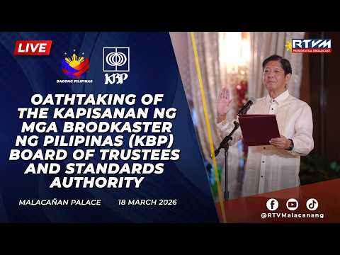Oathtaking of the Kapisanan ng mga Brodkaster ng Pilipinas Board of Trustees and Standards Authority