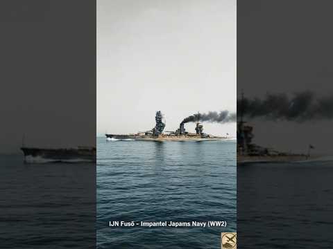 Japan’s Fuso The Battleship with the Tallest Pagoda Mast #navalartillery