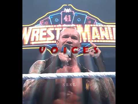 They Talk To Me ! - " Randy Orton " Edit | Voices - Randy Orton (Slowed) #wwe #randyorton #shorts