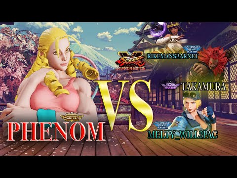 SFVCE - Phenom(Karin) VS  TAKAMURA(AKUMA) | RikemansBarnet(MENAT) | MeltyWill2Pac(LUCIA) - Season 5