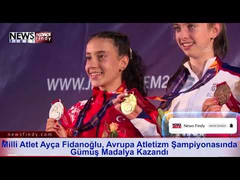 European Championship U18 1500m Medal Ceremony  Jerusalem 2022 AYÇA FİDANOĞLU