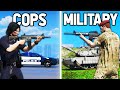 CORRUPT COPS FIGHT THE MILITARY IN GTA RP