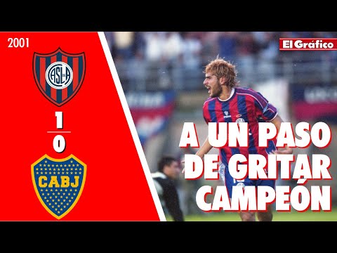 TORNEO CLAUSURA 2001: SAN LORENZO 1 BOCA 0
