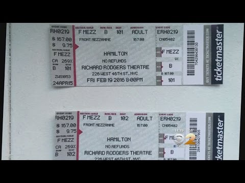 Fake Hamilton Tickets