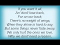 Beth Orton - Don't Need A Reason Lyrics