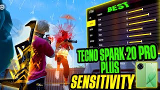 Download lagu TECHNO SPARK 20 PRO PLUS BEST SENSITIVITY AND SETTING FREE FIRE❤NIROB YT mp3