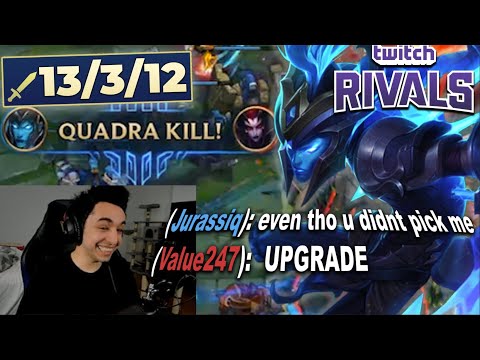 I got a Quadra Kill in a Twitch Rivals event VS Nightblue3's team