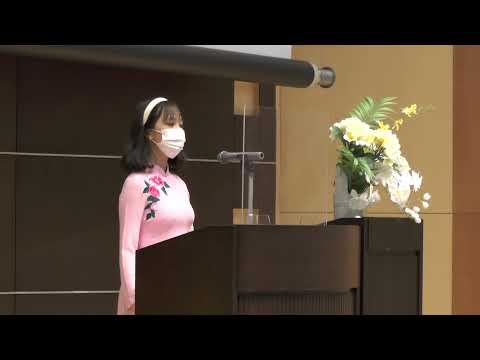 令和3年度別科日本語教育課程スピーチ大会最優秀賞