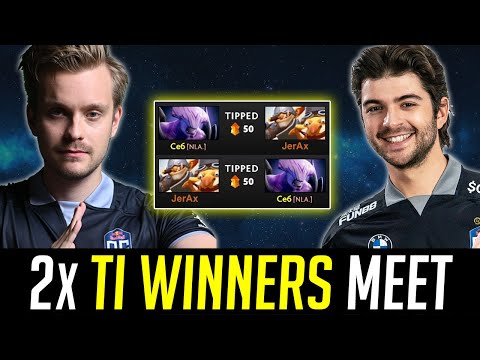 When 2x TI WINNERS meet in PUBS - Ceb & JerAx DUO DOTA 2