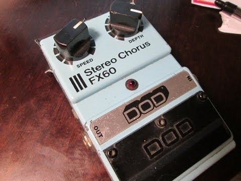 VintageModified: 80's pedal review, DOD Stereo Chorus FX60-TRUE Analog