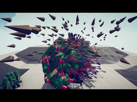 100x CACTUS ARMY vs 2x EVERY GOD - Totally Accurate Battle Simulator (TABS)