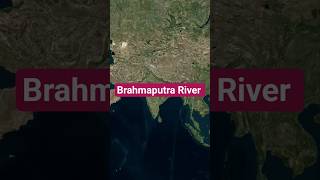 Brahmaputra River 🤠 #creativeindia #geography #map