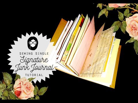Sewing Single Signature Junk Journal Tutorial