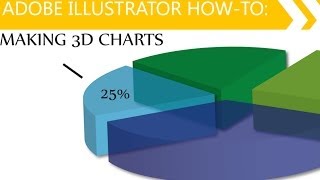 Illustrator Tutorial : 3D Pie Charts