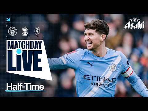 MATCHDAY LIVE! CITY AHEAD AT THE BREAK IN 4TH ROUND TIE! | Man City 1-0 Salford | FA Cup