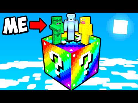 Can We Survive Minecraft's BIGGEST INSANE LUCKY BLOCK?