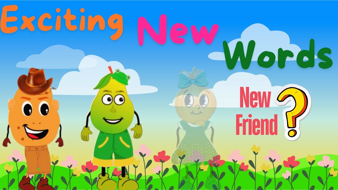Exciting NEW Words| NEW MYSTERY CHARACTER REVEALED| NEW KIDS CARTOON| Words with Jasmine and Friends