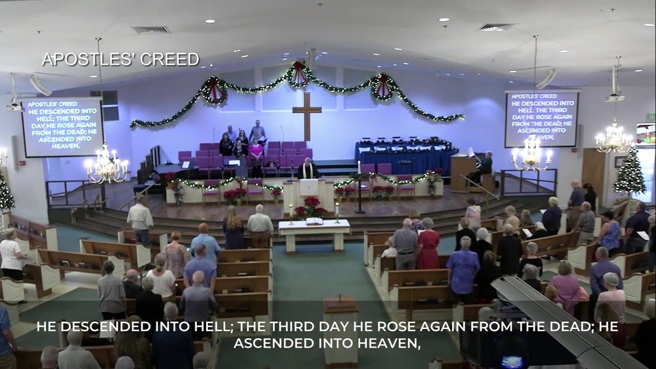 Worship Service 12/29/2024: "The Last Years of Christ"