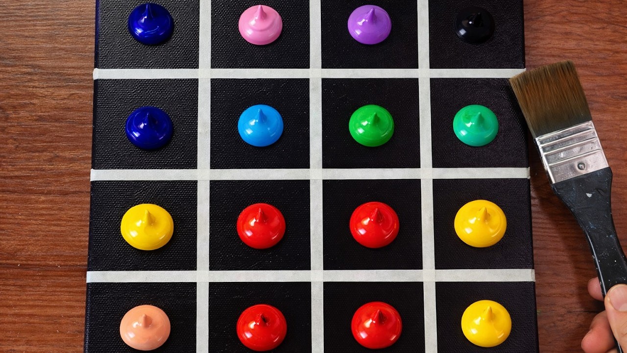 Galaxy Beyond the Window🌌｜Easy Acrylic Painting Tutorial (415)