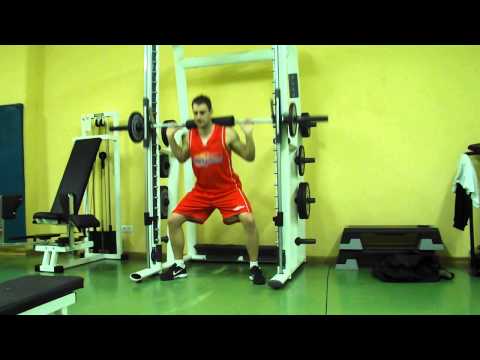 Reverse Band Power Squat