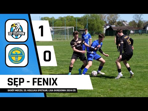 Sęp 1:0 Fenix Siennica - skrót meczu 23. kolejki spotkań siedleckiej LO 2024/25