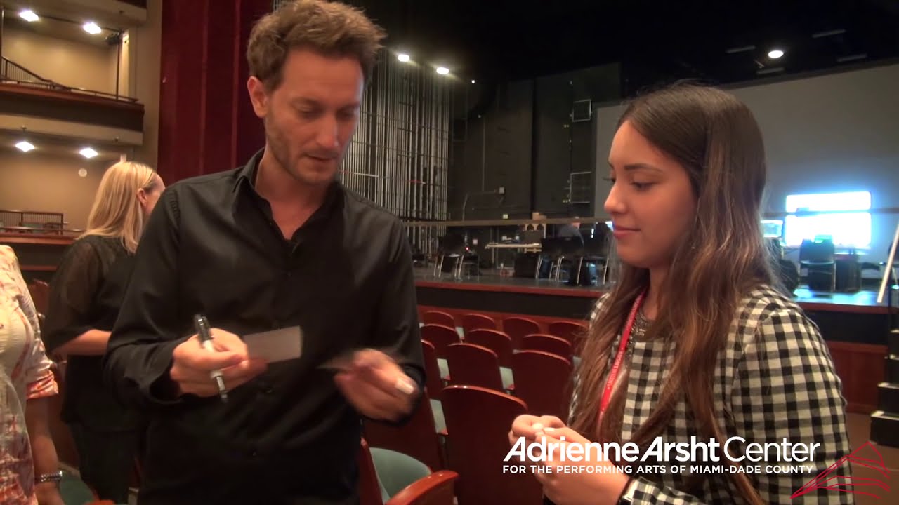 Lior Suchard at the Adrienne Arsht Center