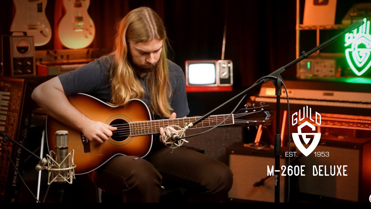Guild M-260E Deluxe Archback Demo - YouTube