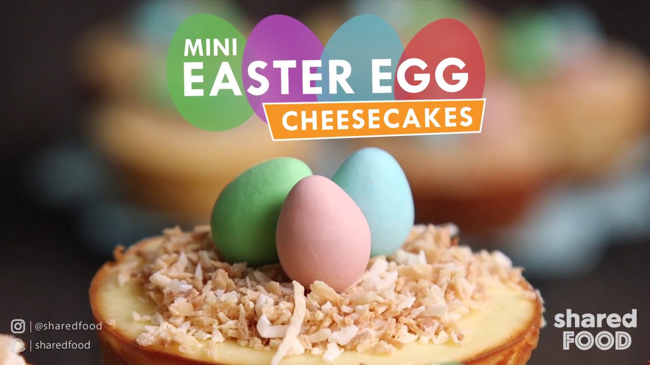 Mini Easter Egg Cheesecake