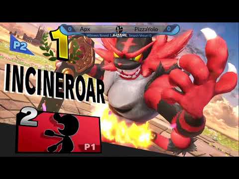 Smash Vessel 0-WinnersRound 1-Apx (Incineroar) Vs PizzaYolo (Game&Watch)
