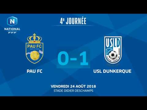J4 : Pau FC - USL Dunkerque (0-0), le résumé I National FFF 2018-2019