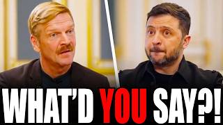 Watch Zelenskyy SHUT UP Dumb Reporter