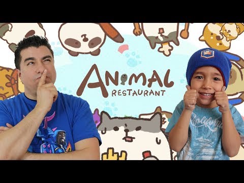 DAD & SON PLAYING ANIMAL RESTAURANT - 1st Look iOS Gameplay - YouTube