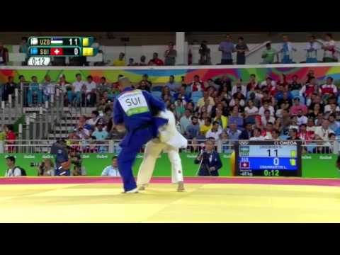 Judo: Chammartin (SUI) vs. Urozboev (UZB)