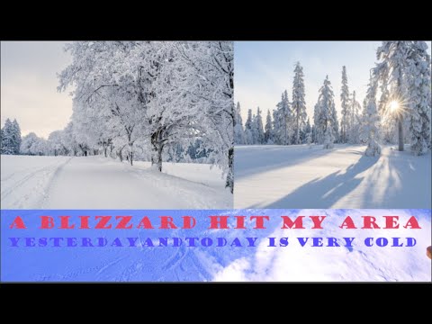12-22-22 A blizzard dumps a lot of snow around my area.