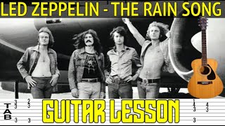 The Rain Song Intro In Standard Tuning - Led Zeppelin Guitar Lesson