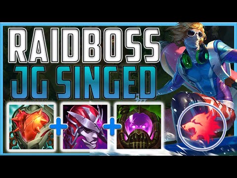 HEARSTEEL JUNGLE SINGED IS MY NEW FAVOURITE OFF-META PICK AFTER THIS ONE!! - Singed | Season 13 LoL