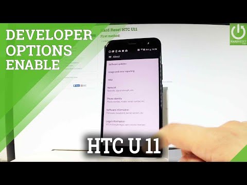 How to Enable USB Debugging on HTC U11 - Allow Developer Options
